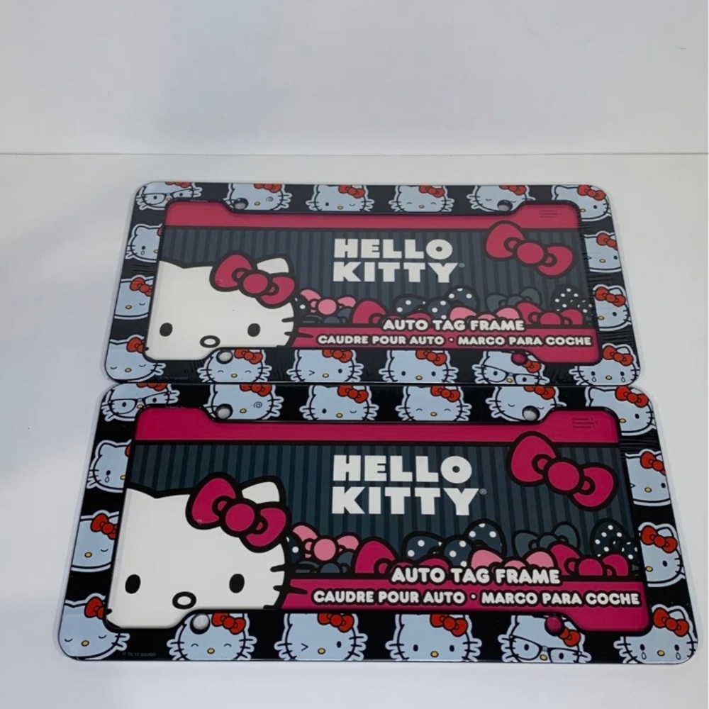 Hello Kitty Car Plates and Sunshade